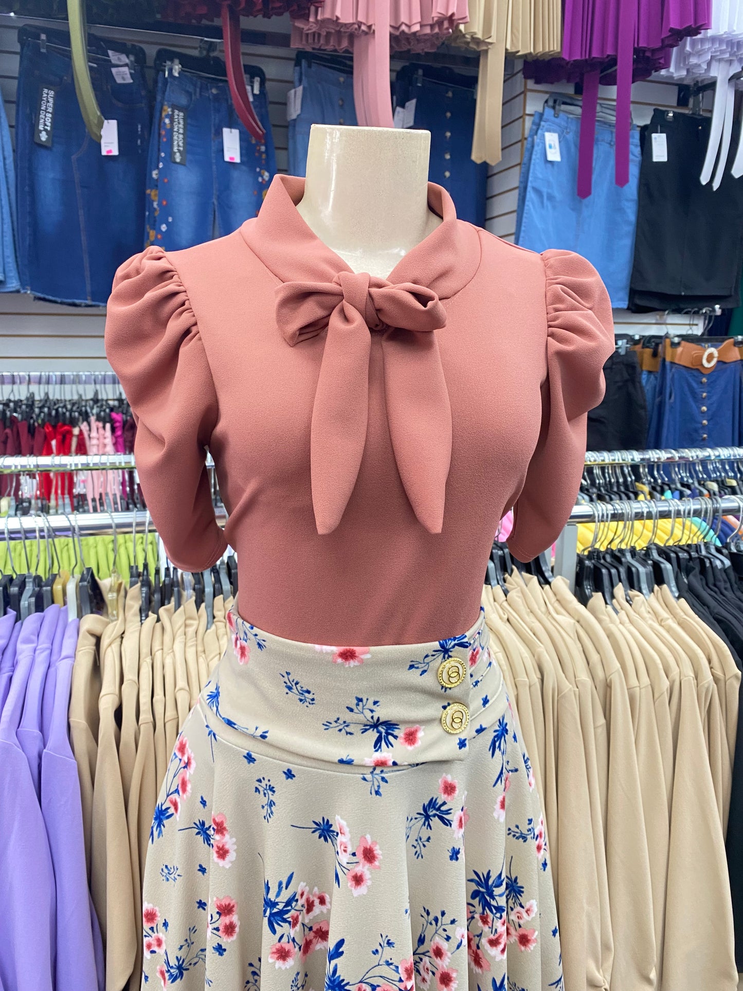 Princess Blouse Mauve
