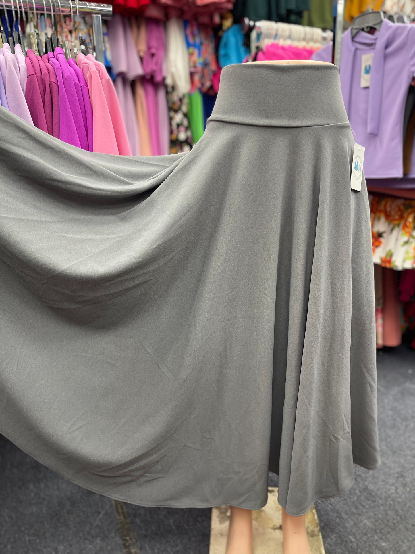 Nia Skirt Light Grey