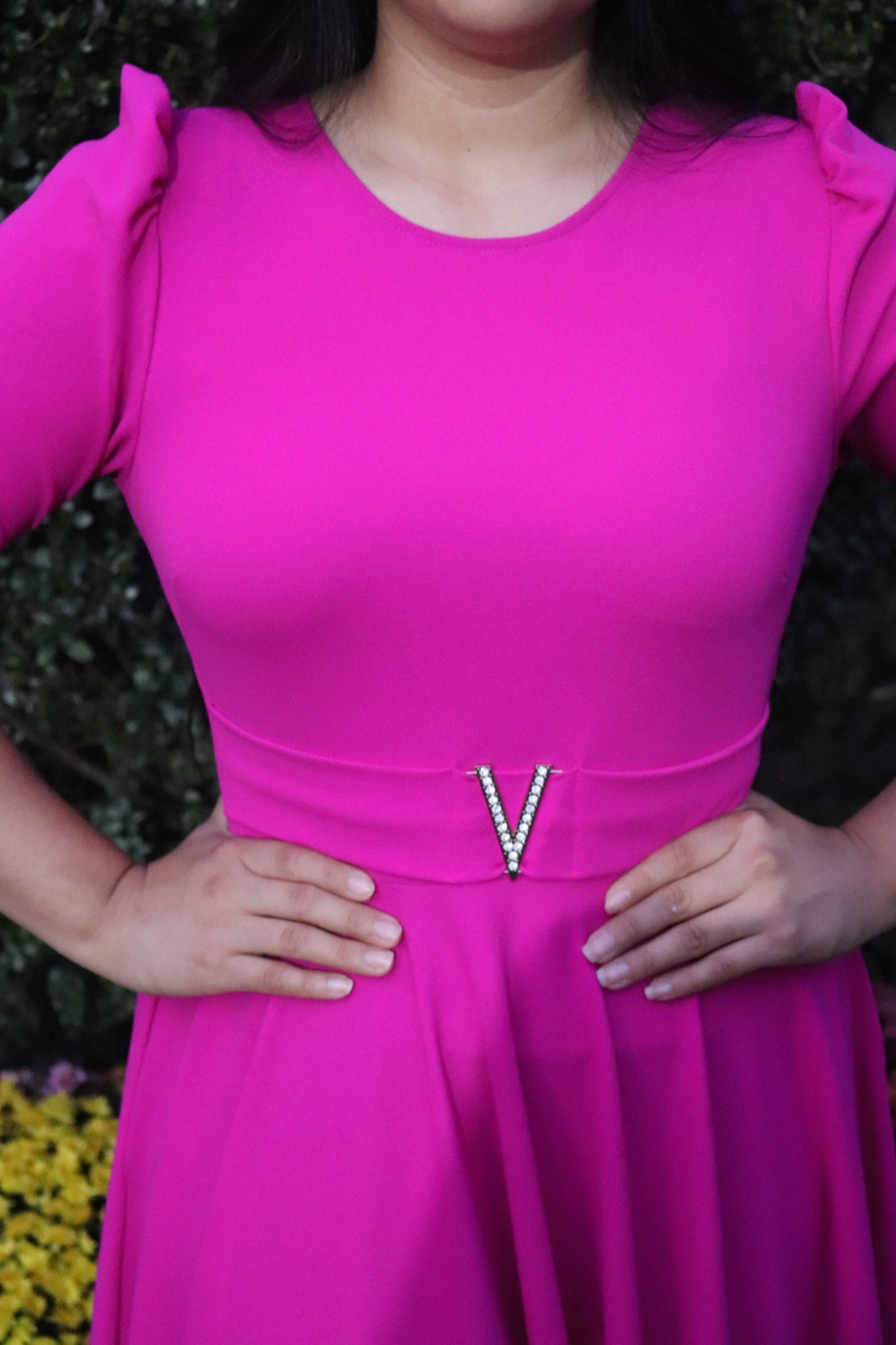 Briella Maxi Dress Fuchsia