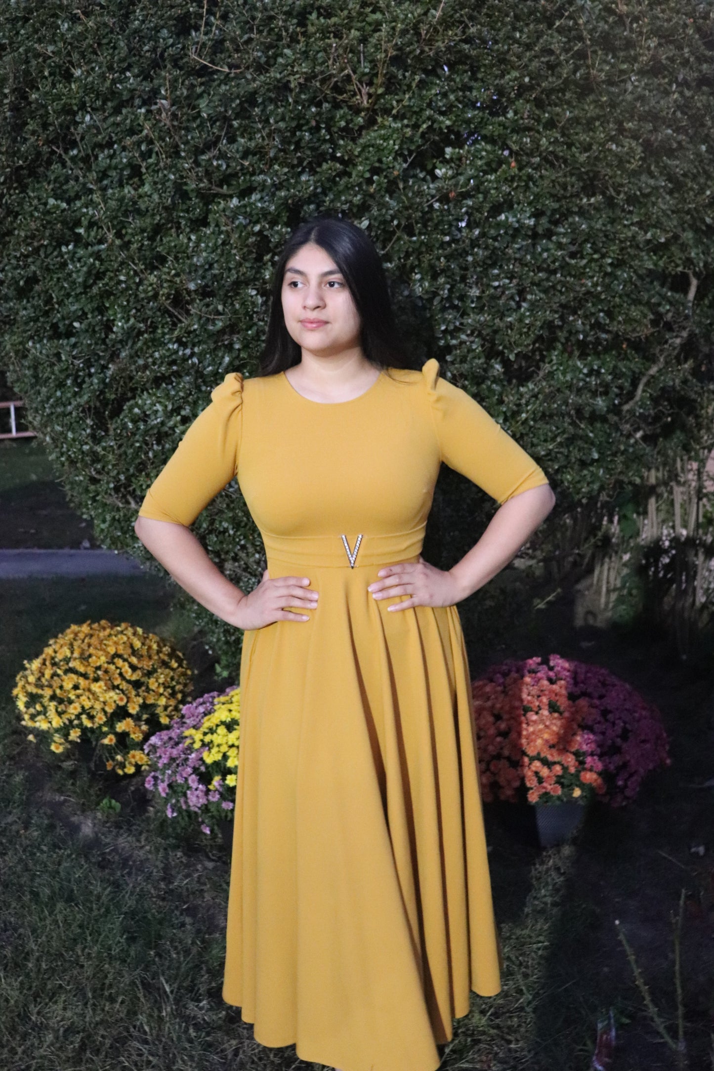 Briella Maxi Dress Mustard