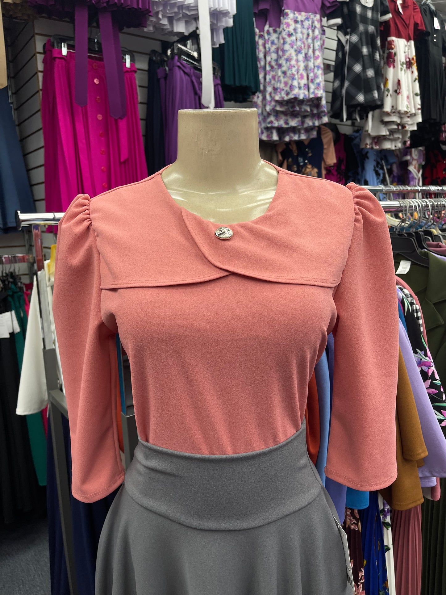 Elise Blouse mauve