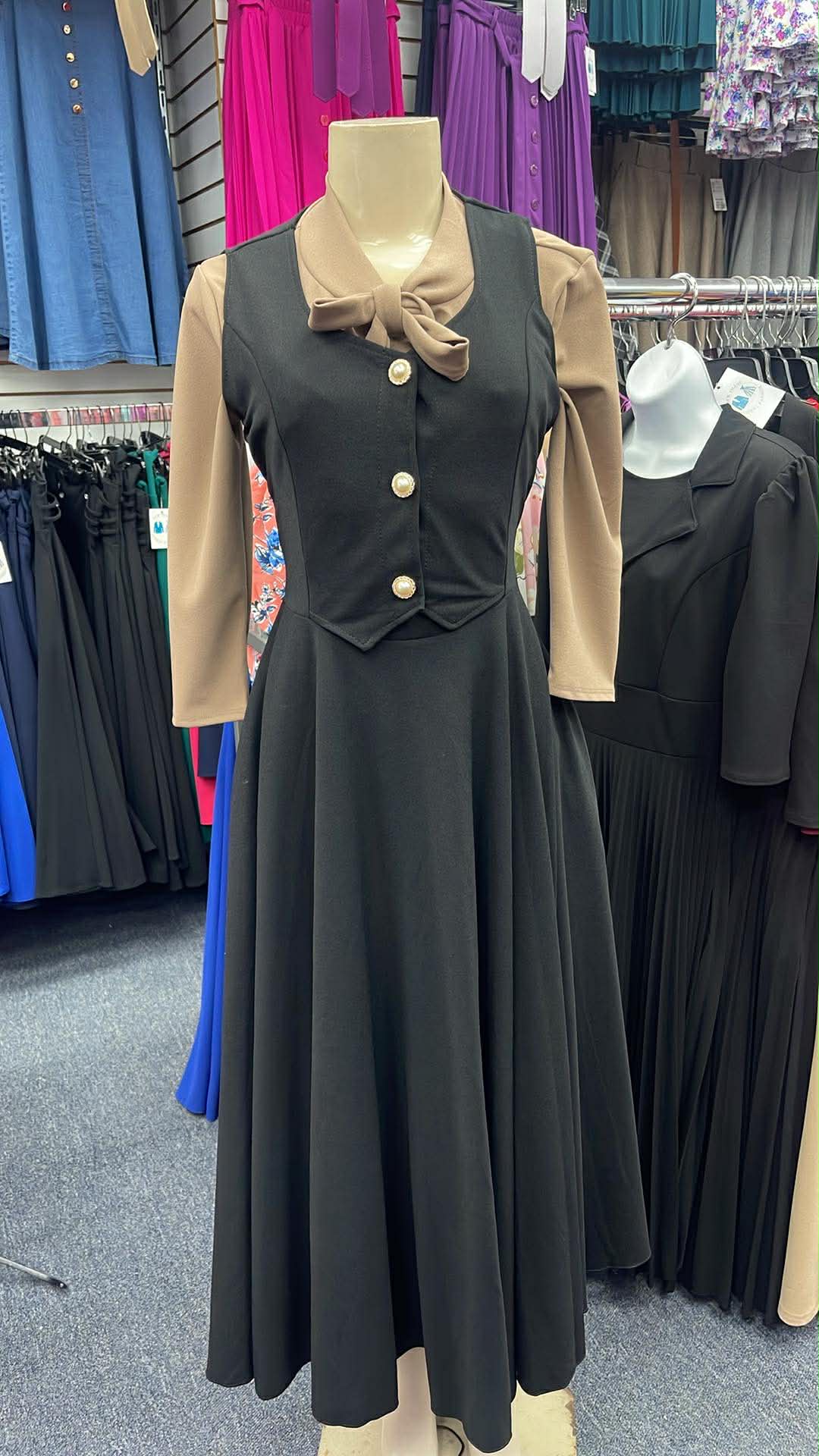 Audrey Black Overall Black
