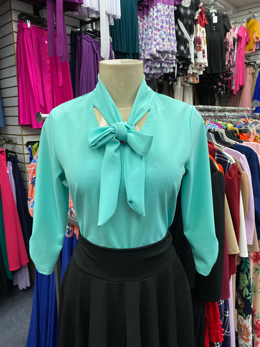 Bow Blouse Mint