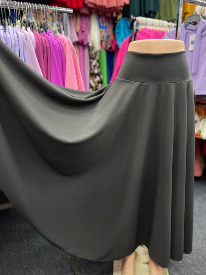 Nia Skirt Charcoal Grey