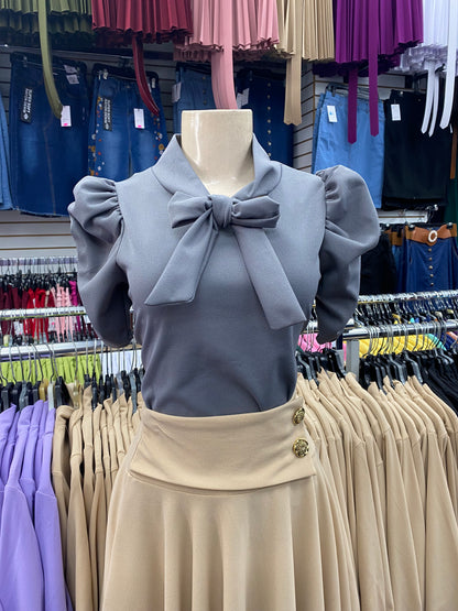 Princess Blouse Grey