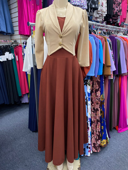 Sadie Dress Tan