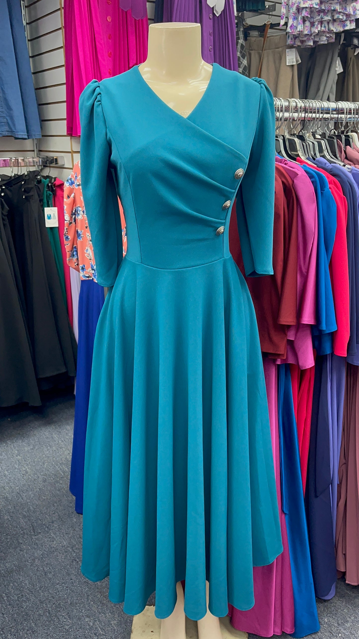 Selena Dress Teal