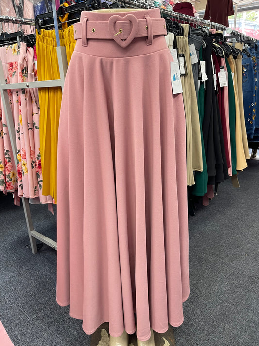 Millie maxi Skirt Mauve