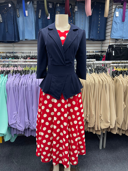Blazer Dress Navy