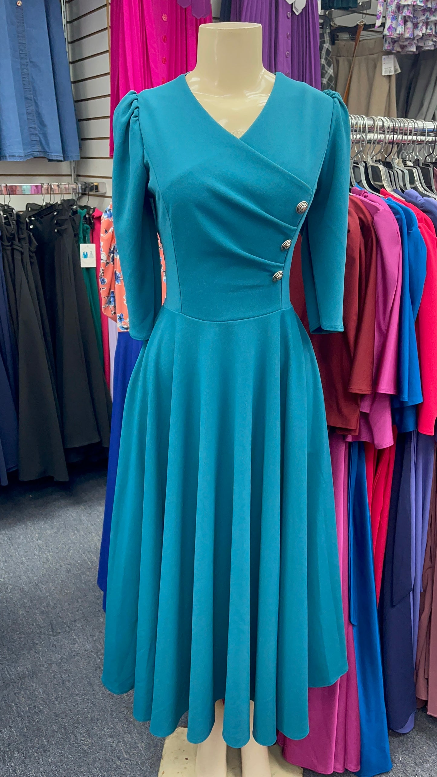 Selena Dress Teal