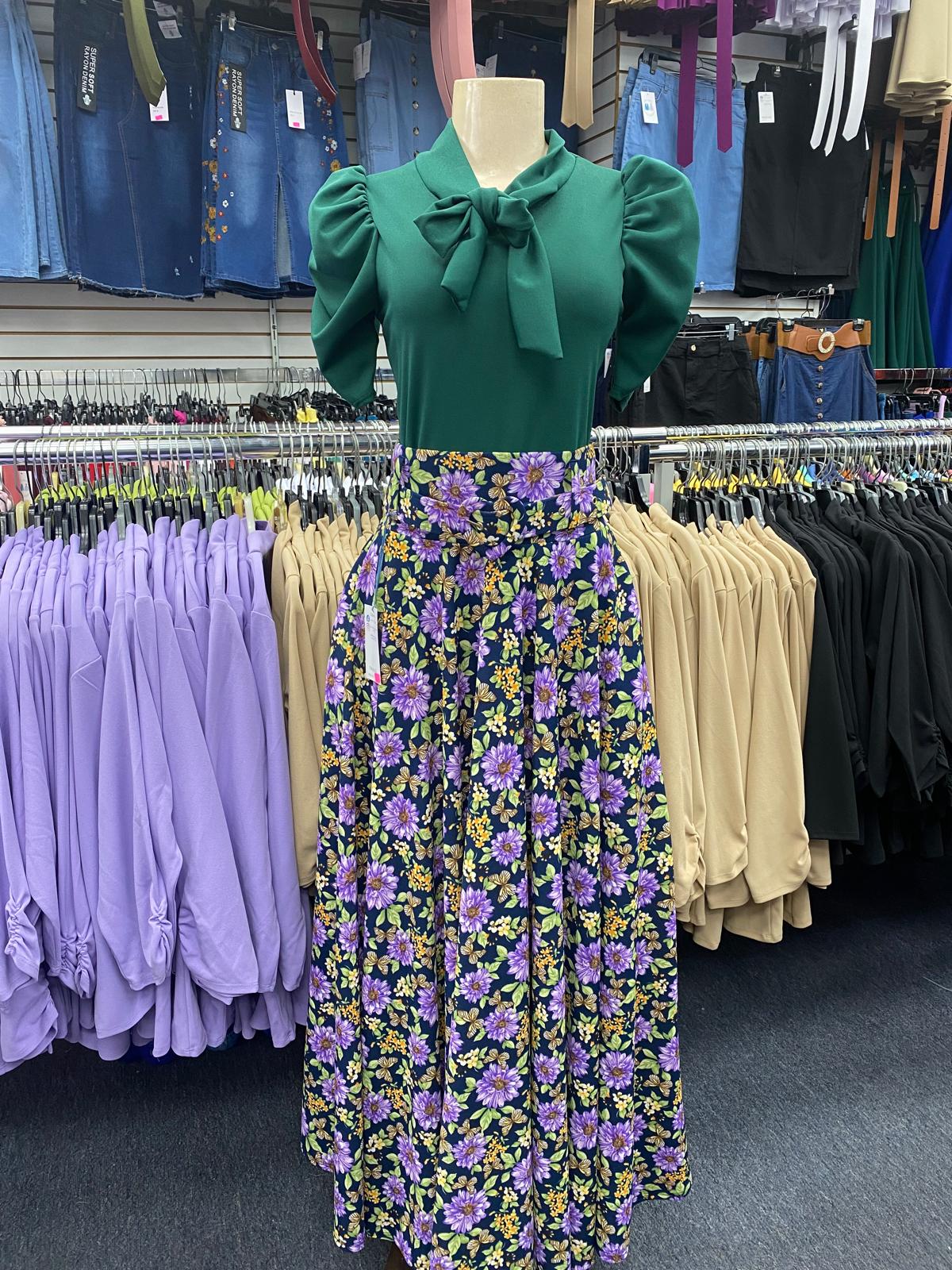 Princess Blouse Hunter Green