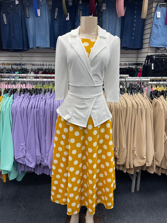 Blazer Dress white