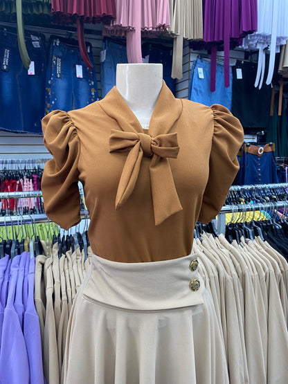 Princess Blouse Rust