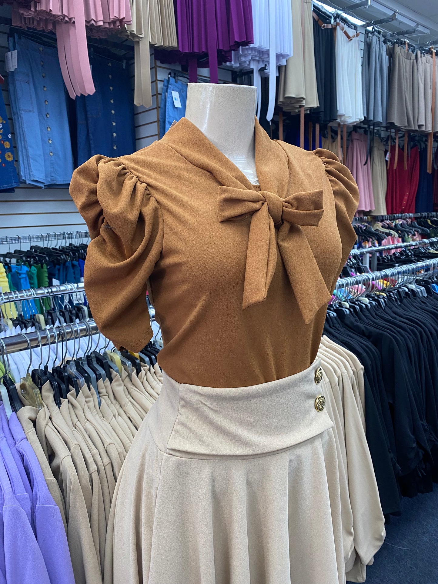 Princess Blouse Rust