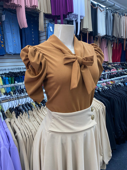 Princess Blouse Rust
