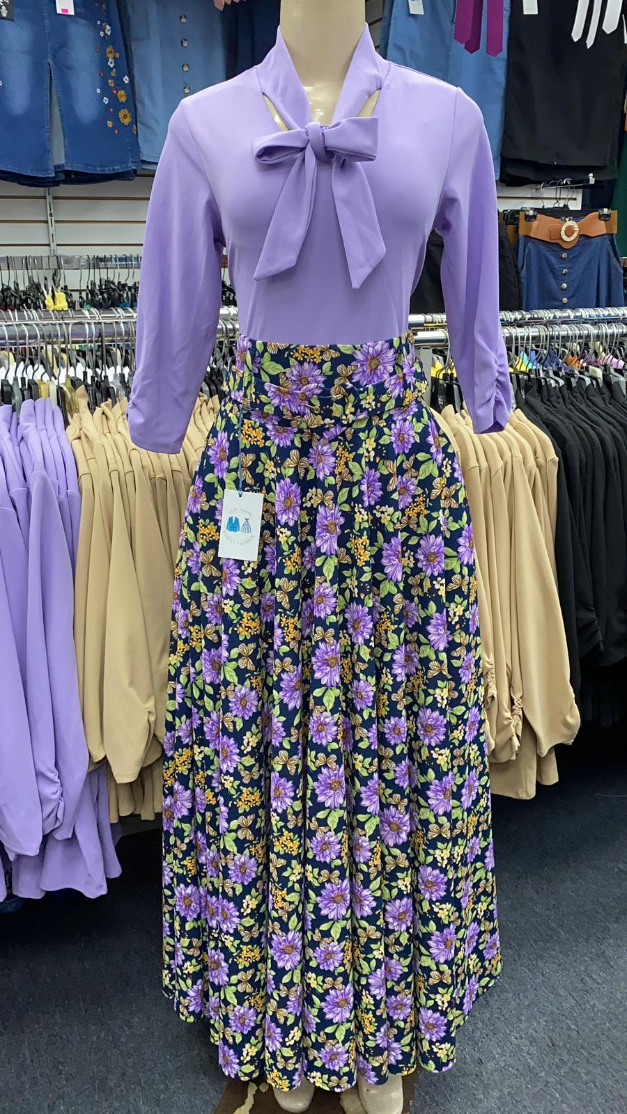 Bow Blouse Lilac
