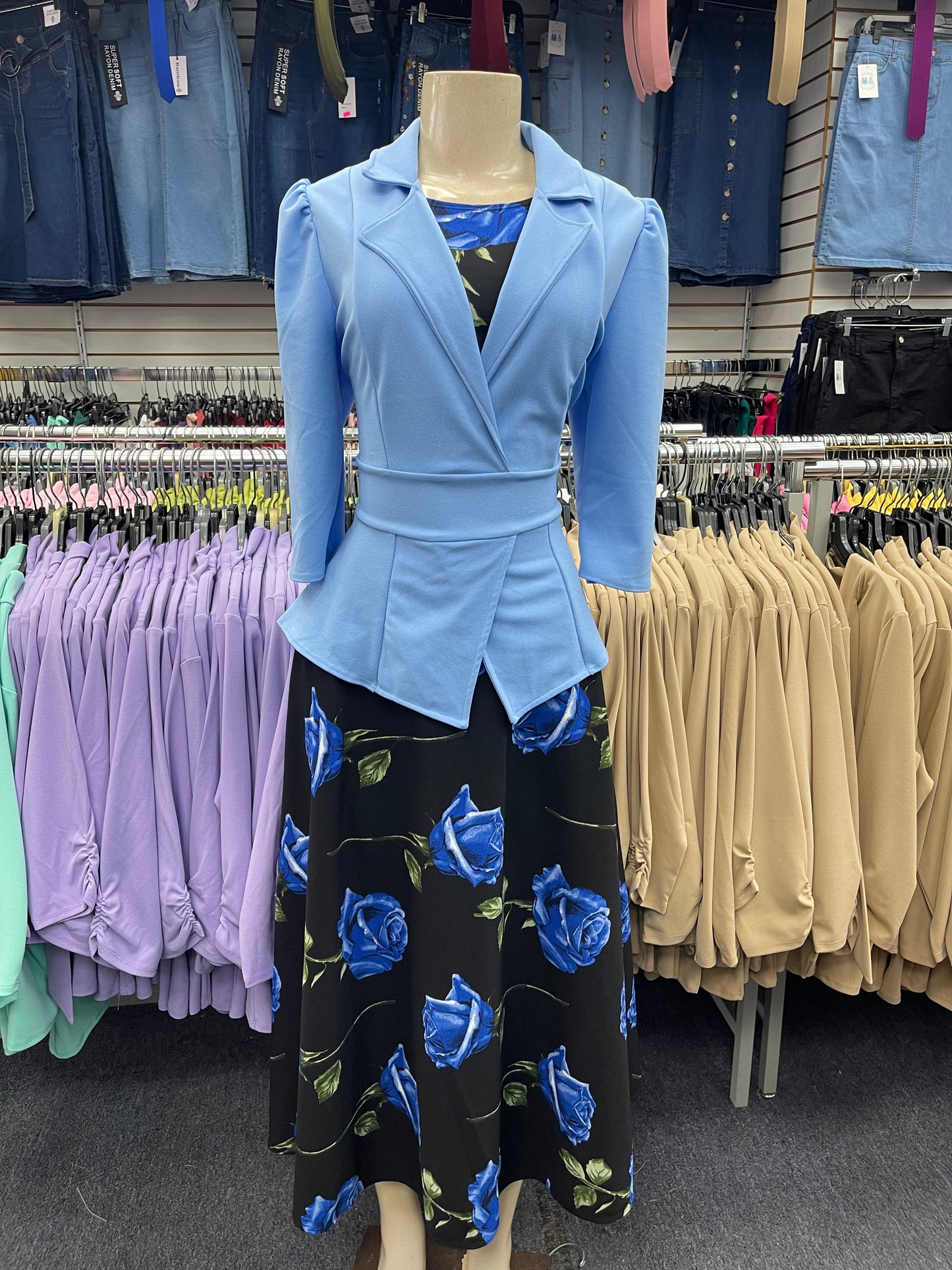 Blazer Dress light Blue