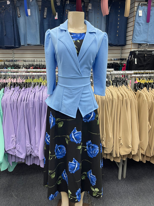 Blazer Dress light Blue