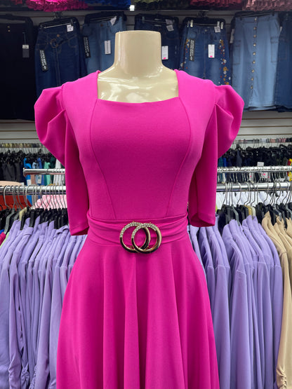 Celine Hot Pink Maxi Dress