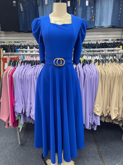 Celine Royal Blue Maxi Dress