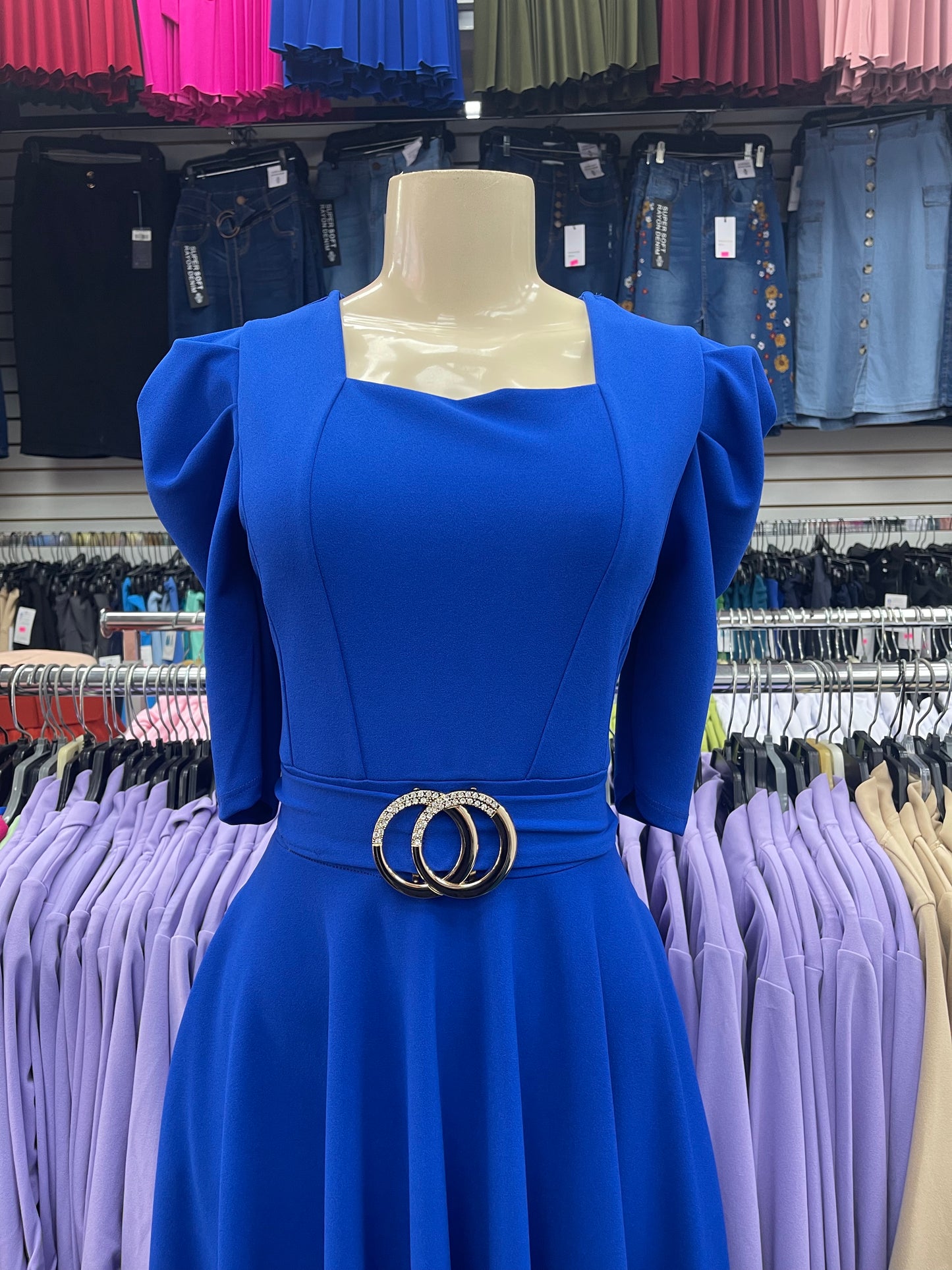 Celine Royal Blue Maxi Dress