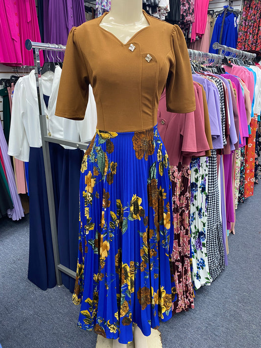 Aria Maxi Dress Cobre Brown