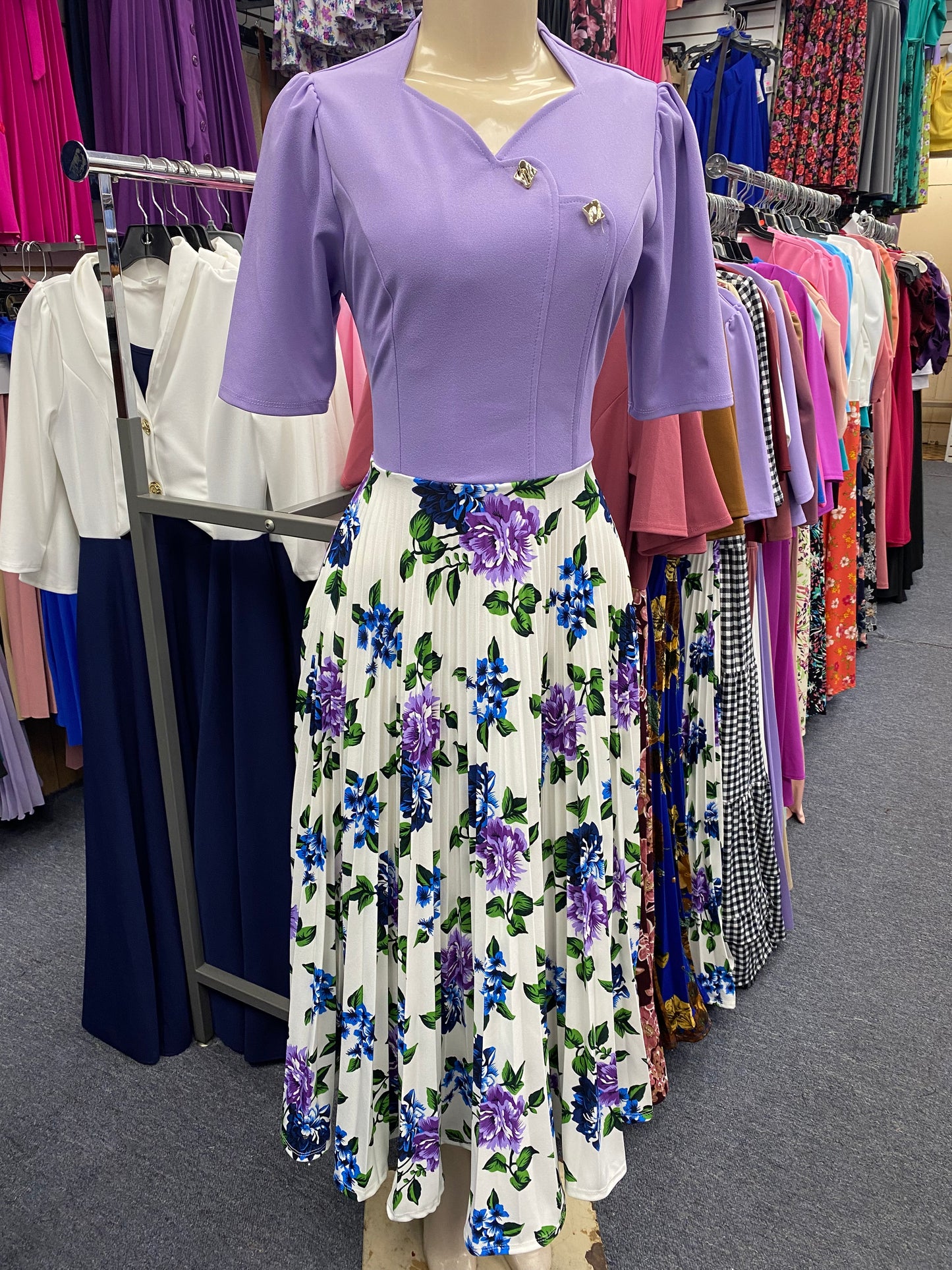 Aria Maxi Dress Lilac