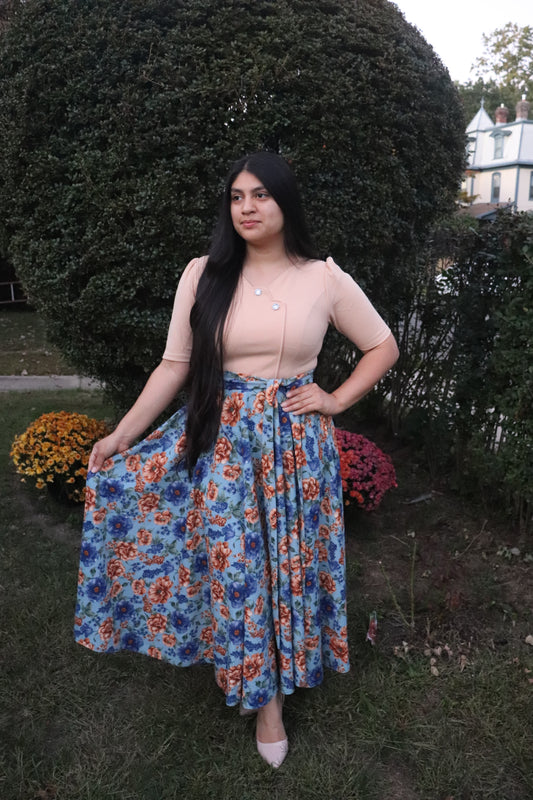 Daniela Maxi Dress Dusty Blue