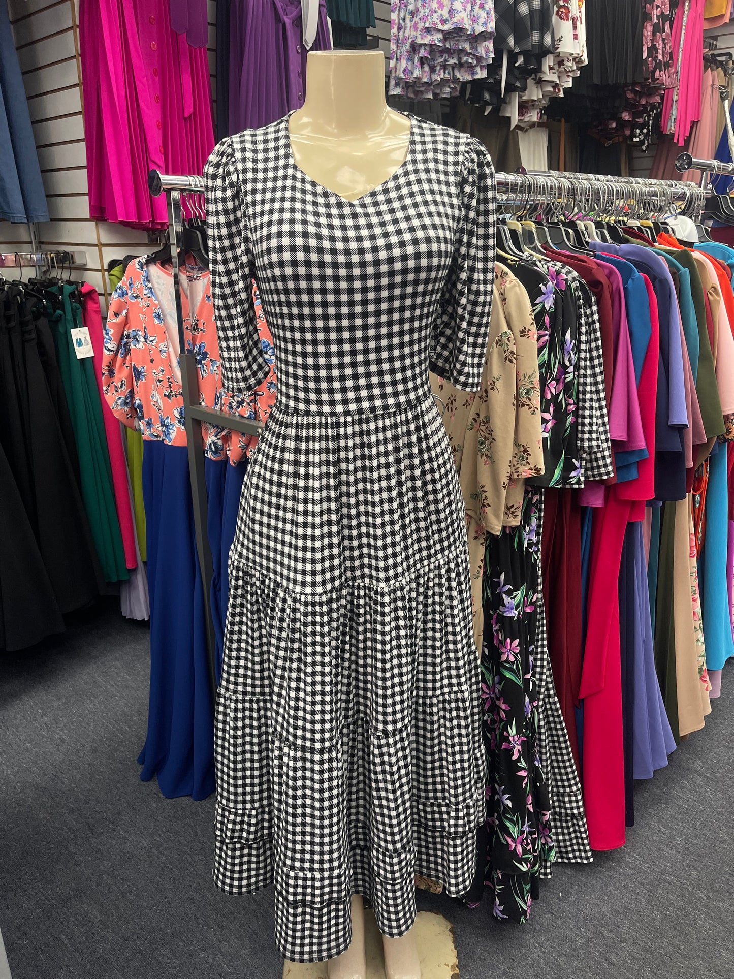 Sophie Maxi Dress Gingham