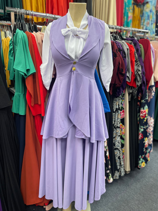 Button Down Lilac Cardigan