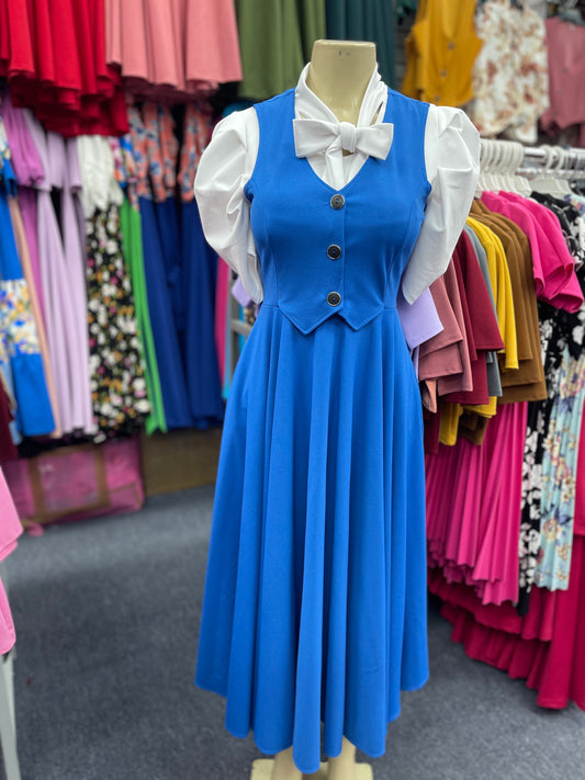 Willow Overall Blue Dress