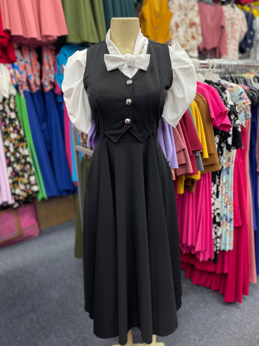 Willow Overall Black dress