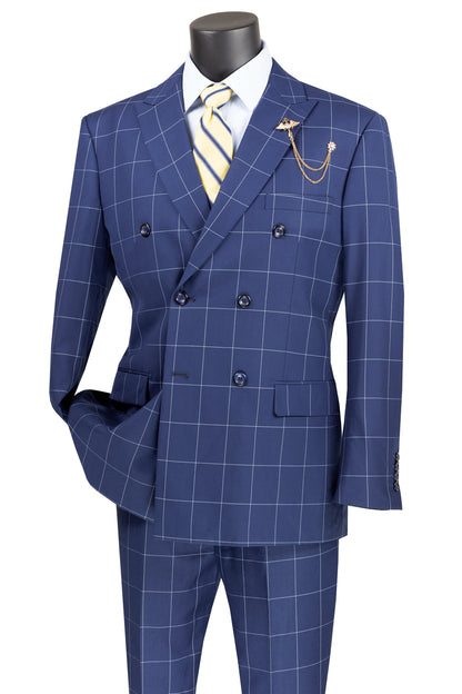 Double Breasted Modern Fit 2pcs Suit