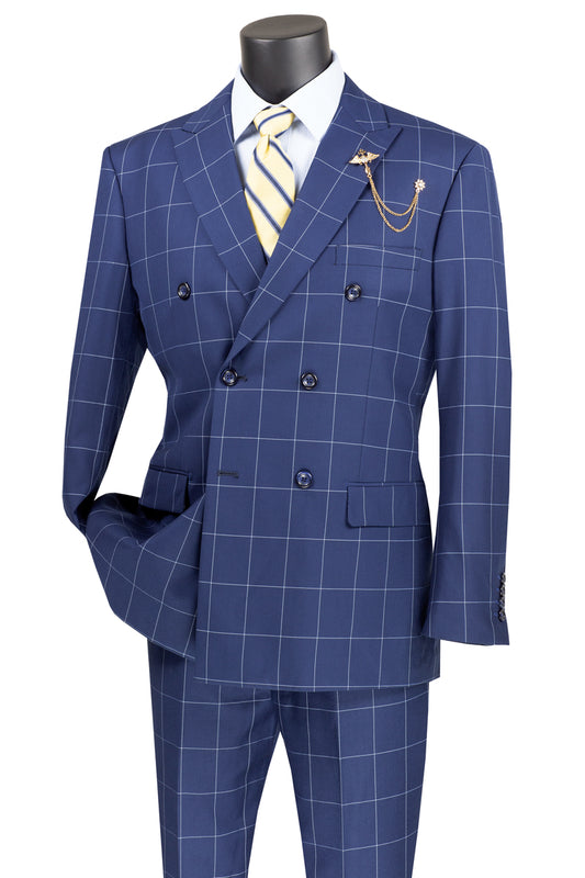 Double Breasted Modern Fit 2pcs Suit