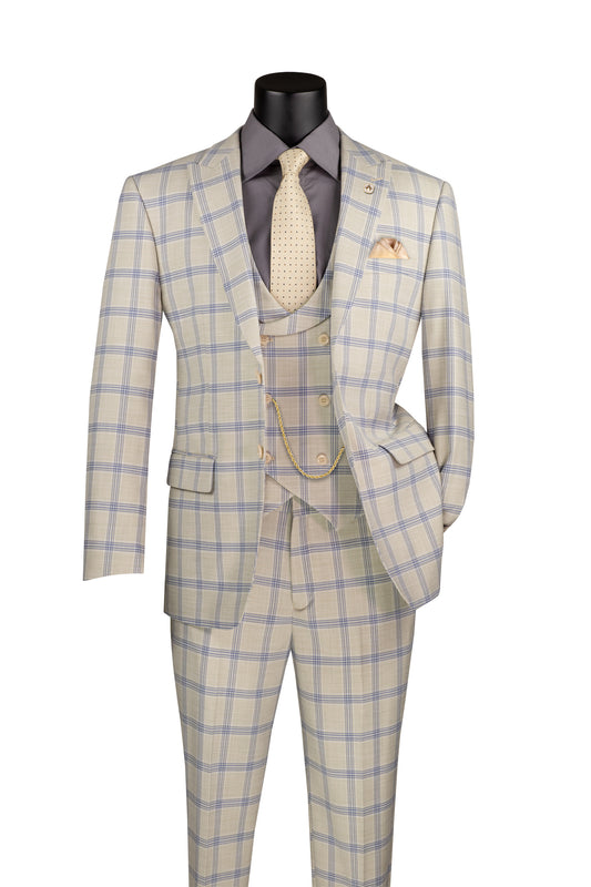 Men Modern Fit 3 pcs suit with vest