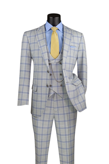 Men Modern Fit 3 pcs suit with vest