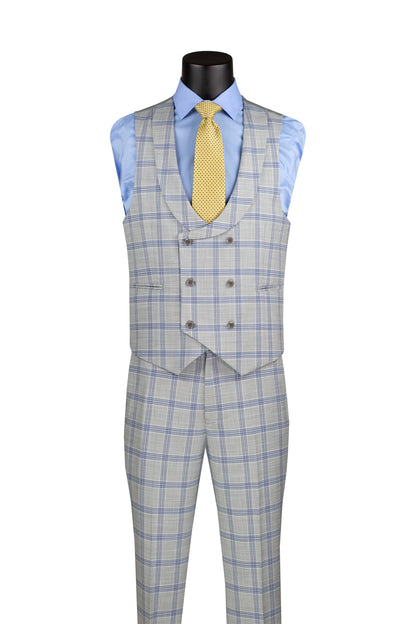 Men Modern Fit 3 pcs suit with vest